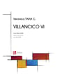 Villancico VI SATB choral sheet music cover